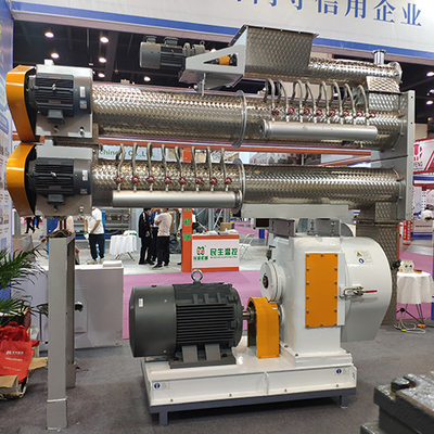 0.6-18TPH Feed Pellet Production Line Flour Soybean Broiler Feed Extruder